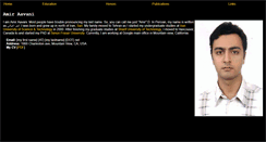 Desktop Screenshot of amir.aavani.net